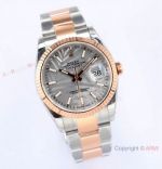 (EW) EW Factory Swiss 3235 Rolex Datejust 36 Gray Palm 2021 Watch 2-Tone Rose Gold Case_th.jpg